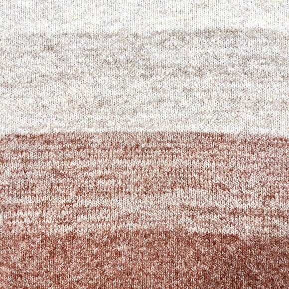 KÜHL Ombre Knit V-Neck Sweater Women’s L Beige Brown Cozy Soft Fall Winter - Picture 7 of 13